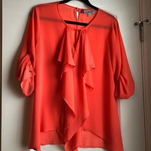 Gorgeous Coral J.LO Top